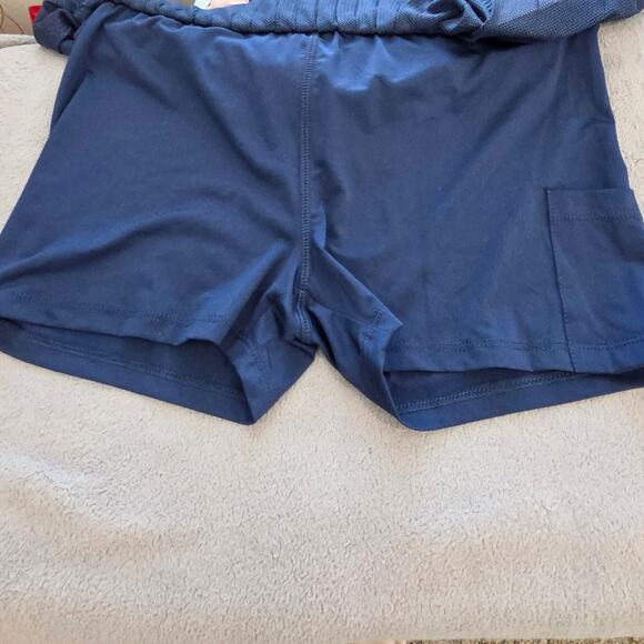 Wilson Girls' Mesh Pleated Skirt - Navy sz XL - Picture 7 of 7